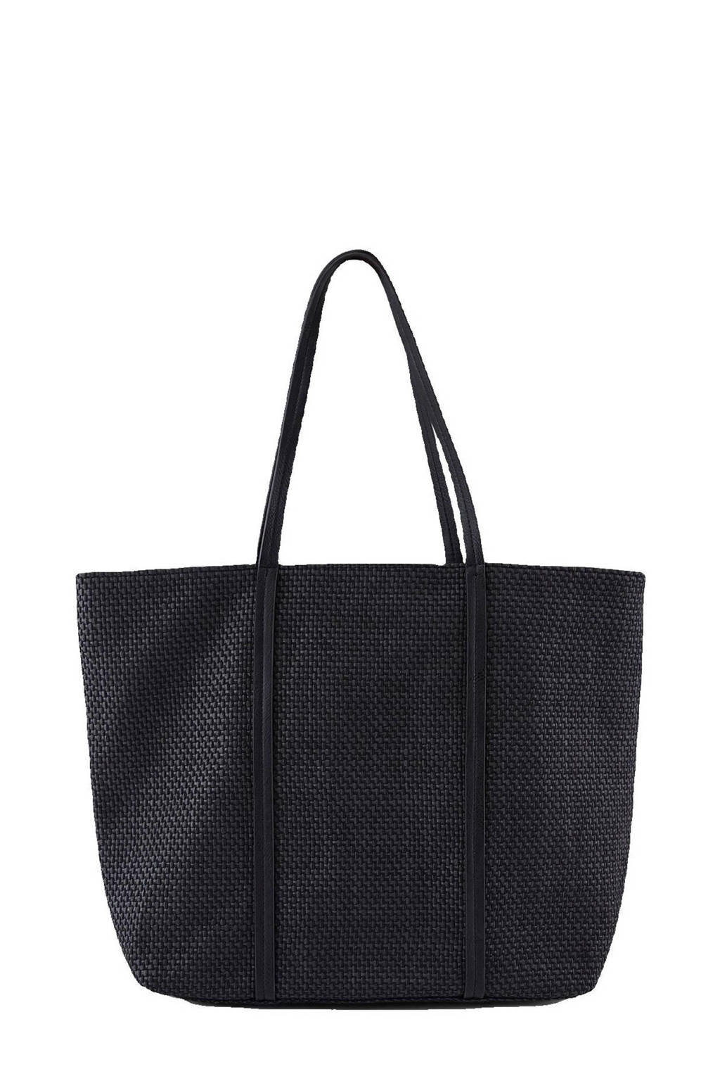 PIECES shopper zwart, Zwart