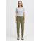 ICHI slim fit pantalon groen
