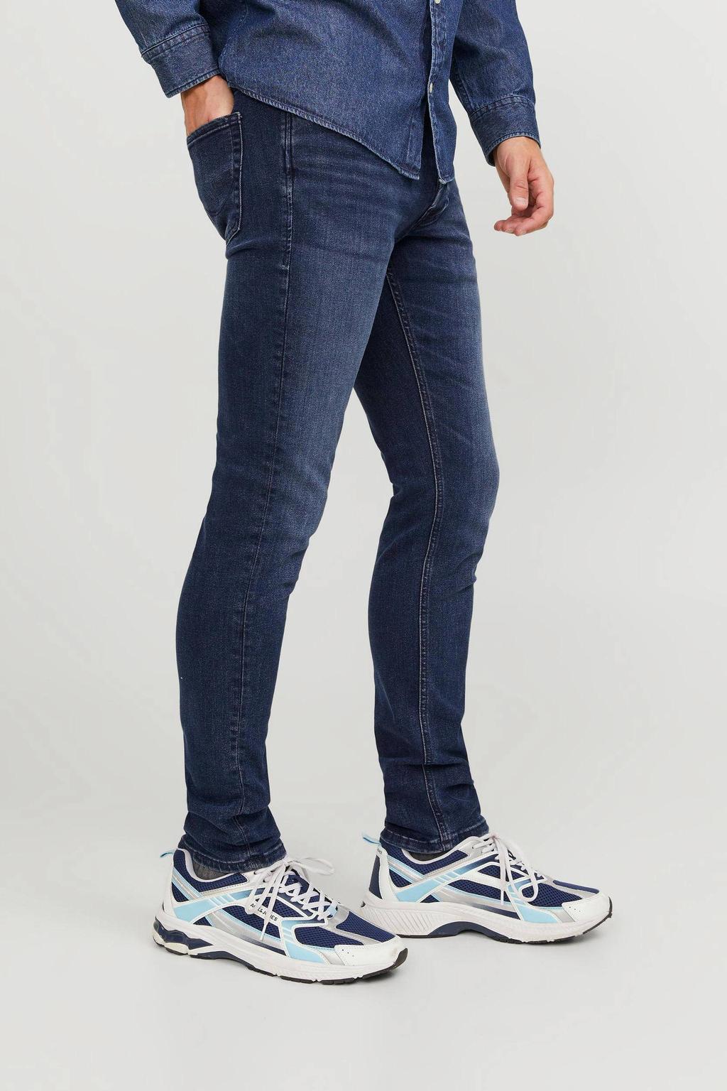 JACK & JONES JEANS INTELLIGENCE slim fit jeans JJIGLENN JJORIGINAL blue denim