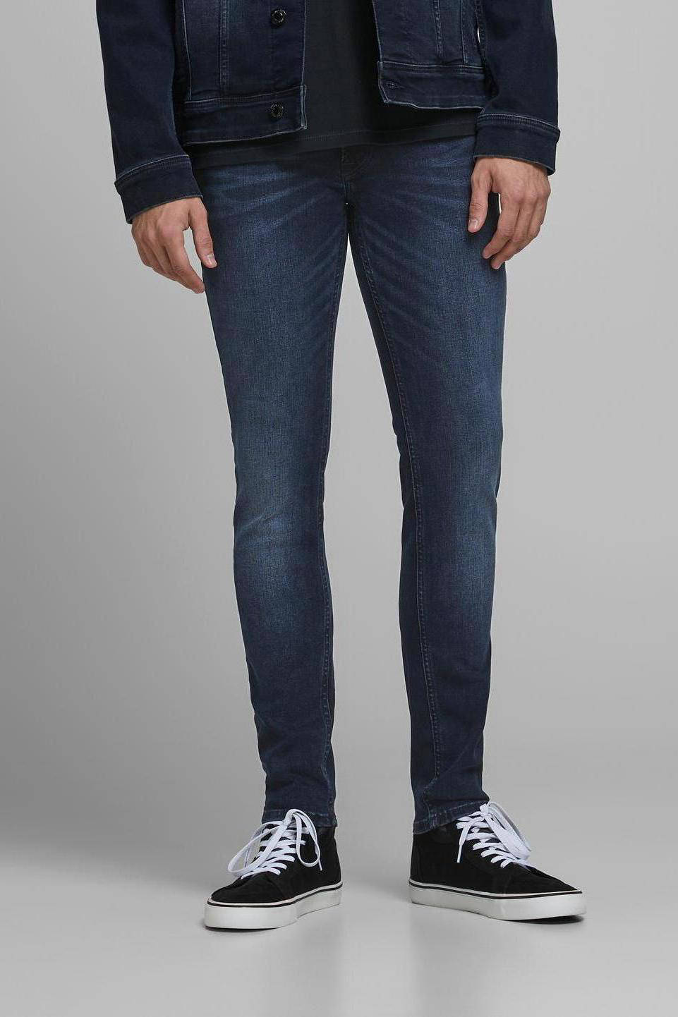 JACK \u0026 JONES JEANS INTELLIGENCE skinny jeans JJILIAM JJORIGINAL blue denim  | wehkamp