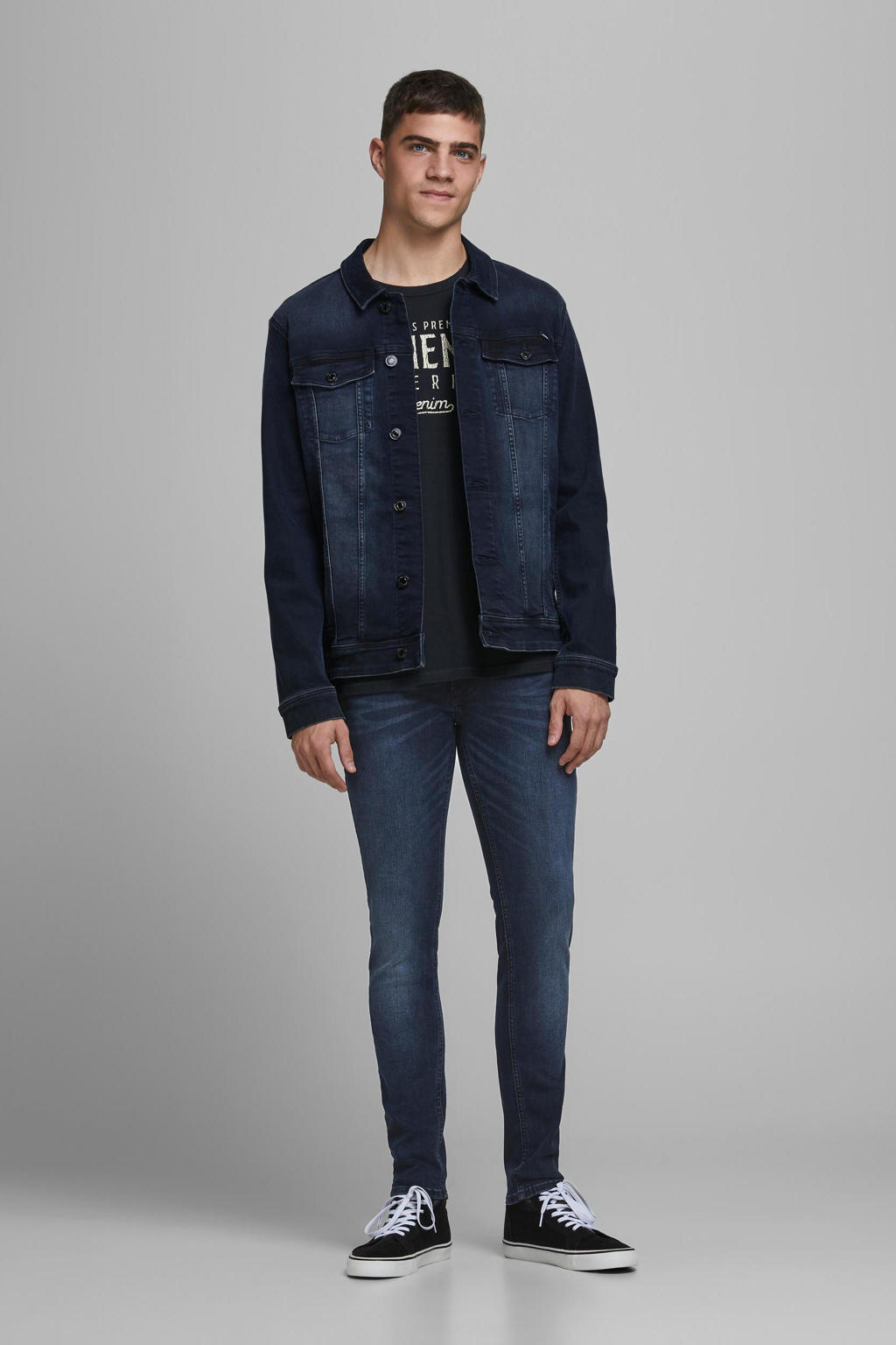 JACK & JONES JEANS INTELLIGENCE skinny jeans JJILIAM JJORIGINAL blue denim