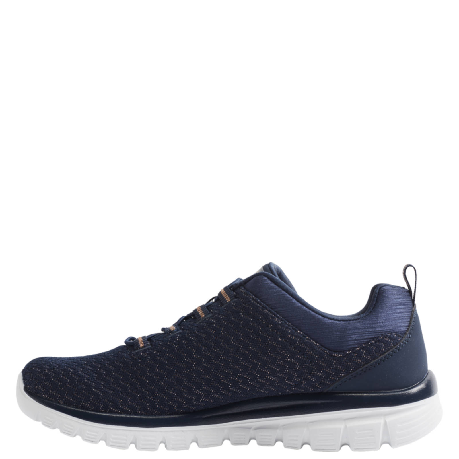 Skechers sneakers blauw/goud | wehkamp