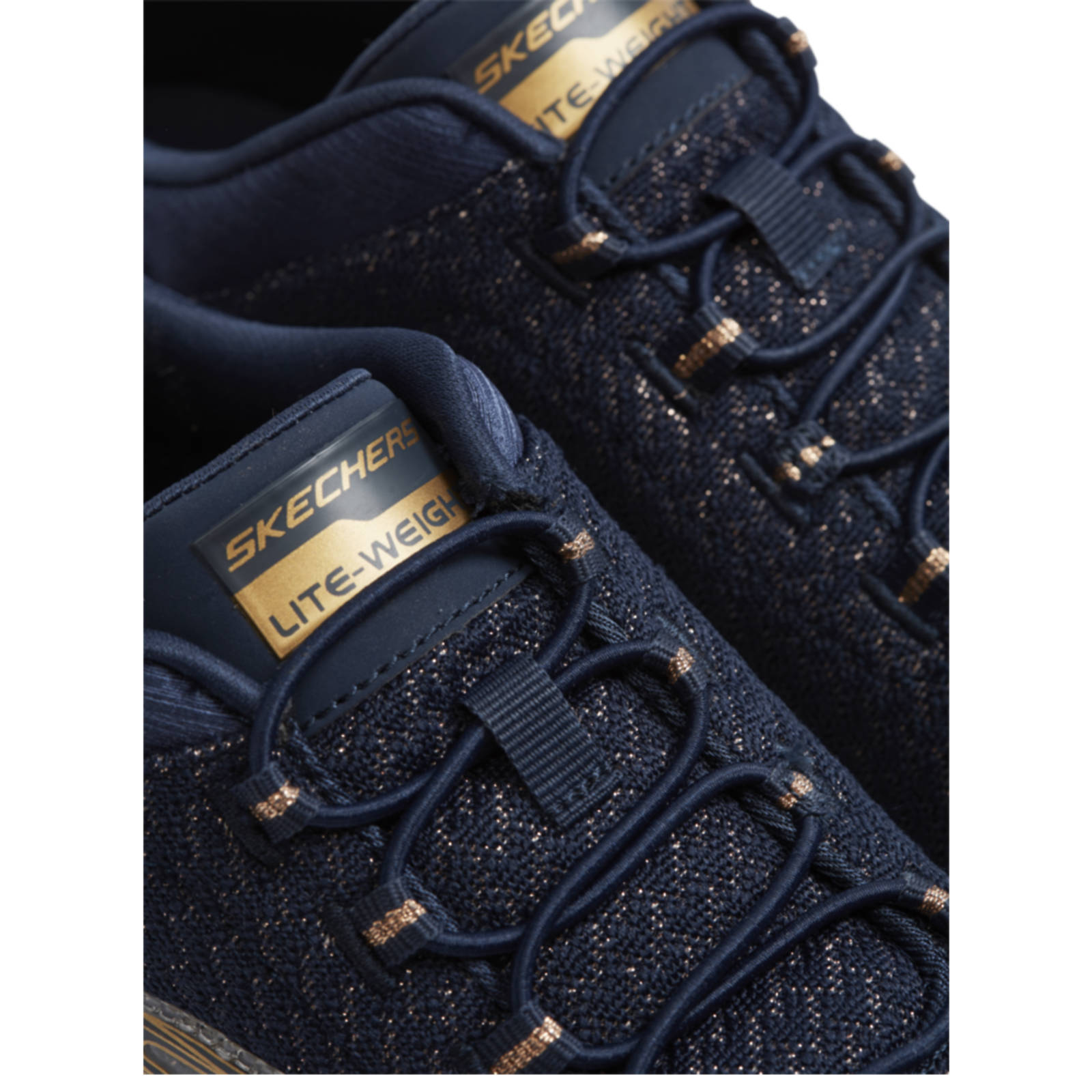 Skechers sneakers blauw/goud | wehkamp