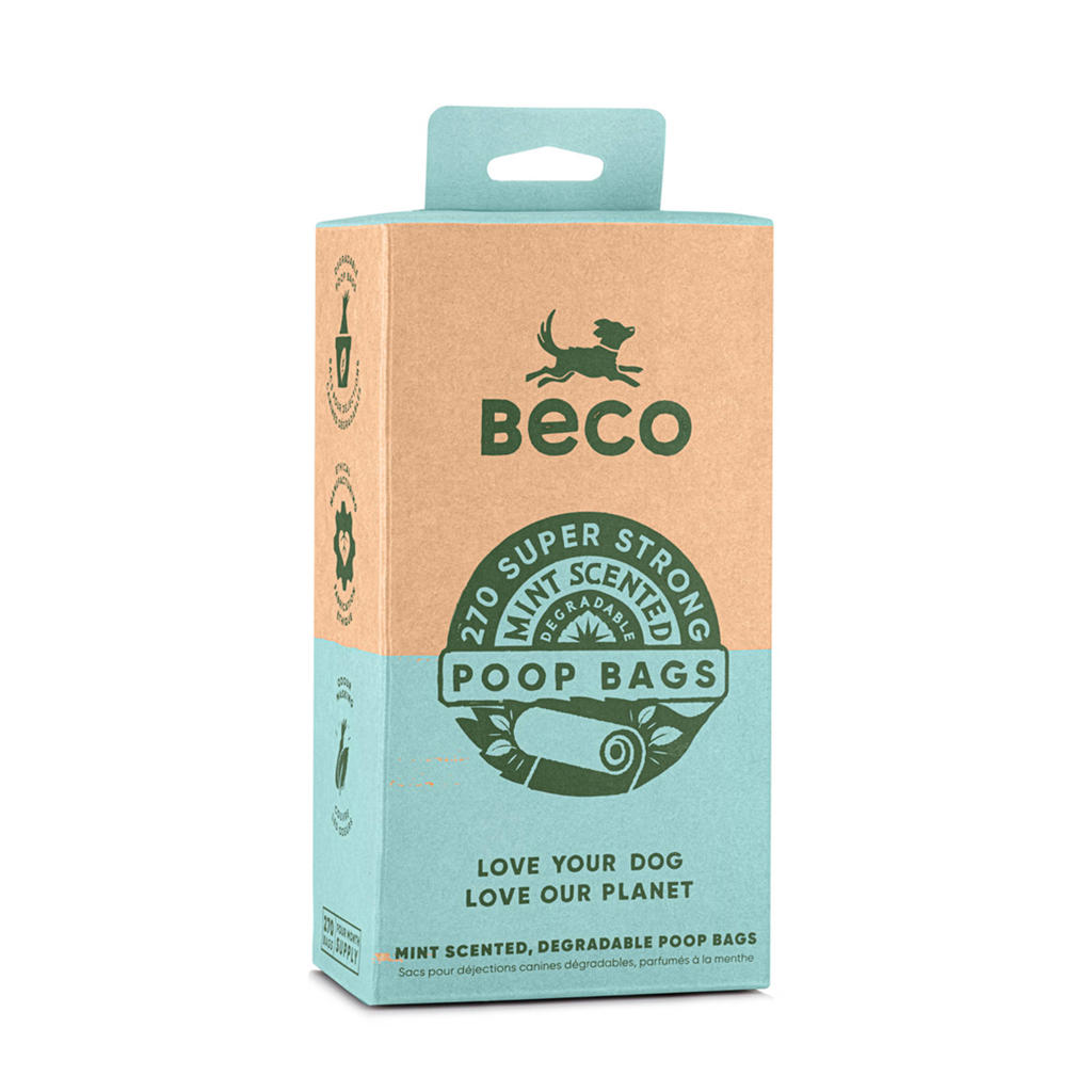 Beco Bags Mint Value Pack poepzakjes 270 stuks(18x15)