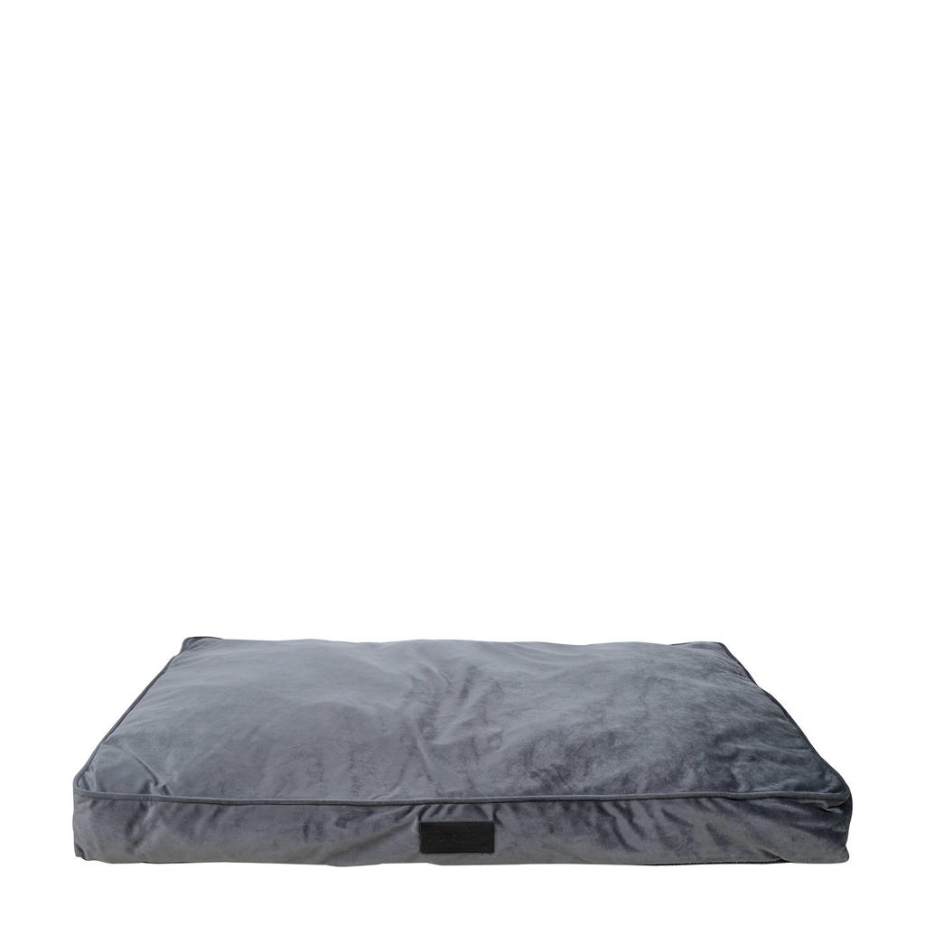 District 70 VELURO hondenkussen- Iron Grey - 100 x 70 cm