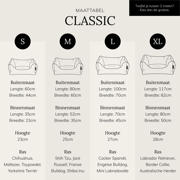 thumbnail: District 70 CLASSIC hondenmand - Charcoal Grey - L - 100 x 70 cm