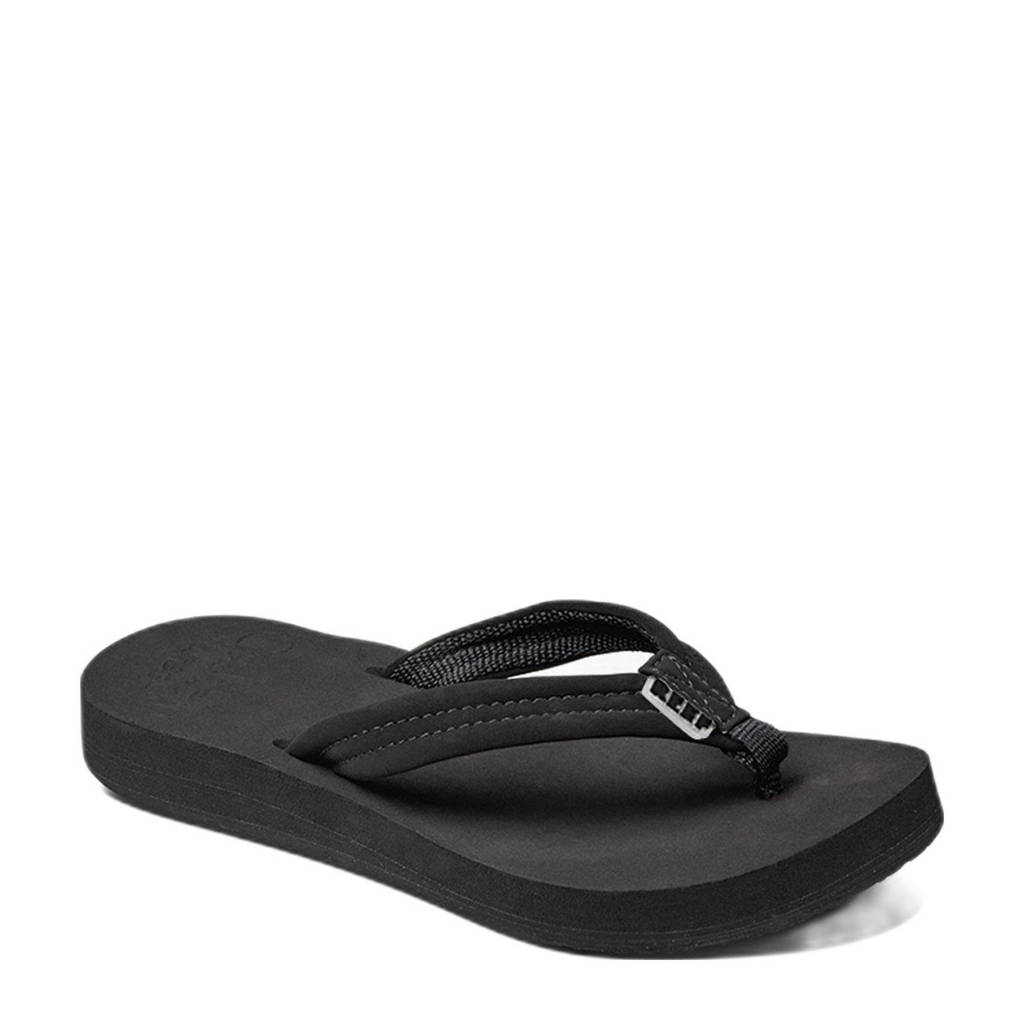 Reef Cushion Breeze teenslippers zwart, Zwart