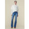 Lois high waist flared jeans cobalt stone