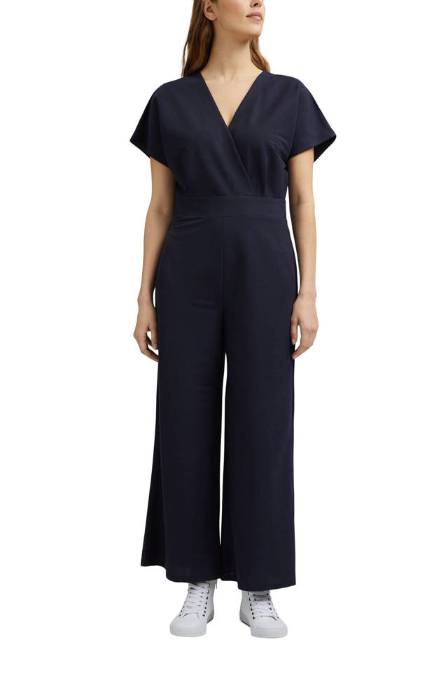 ESPRIT Women Collection jumpsuit donkerblauw wehkamp