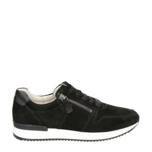 Gabor suède sneakers zwart afbeelding