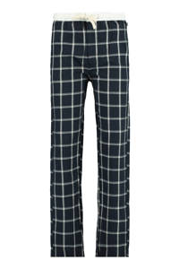 America Today Junior geruite regular fit pyjamabroek Lake donkerblauw/wit, Donkerblauw/wit