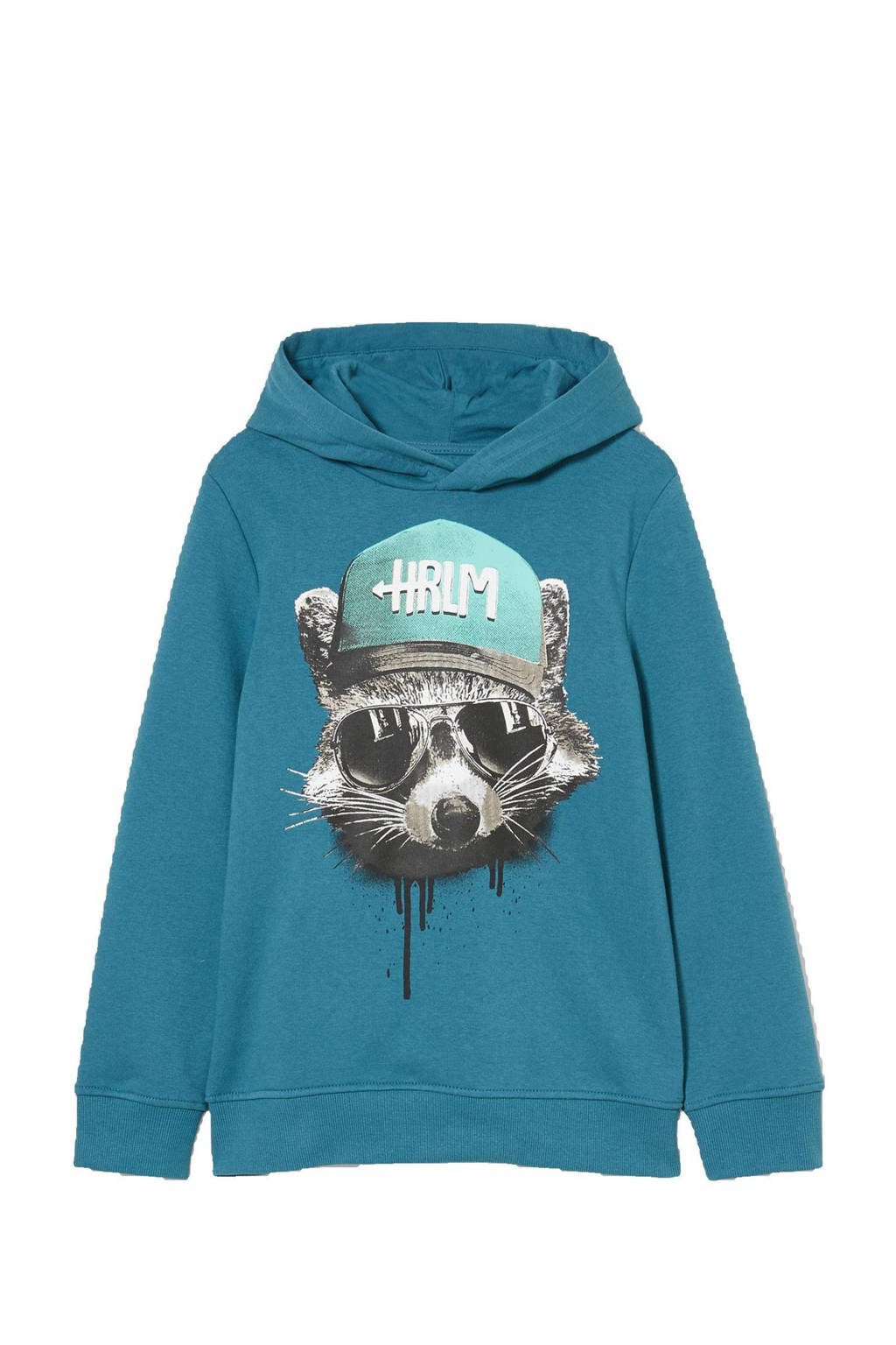 C&A Skate Nation hoodie met printopdruk zeegroen wehkamp