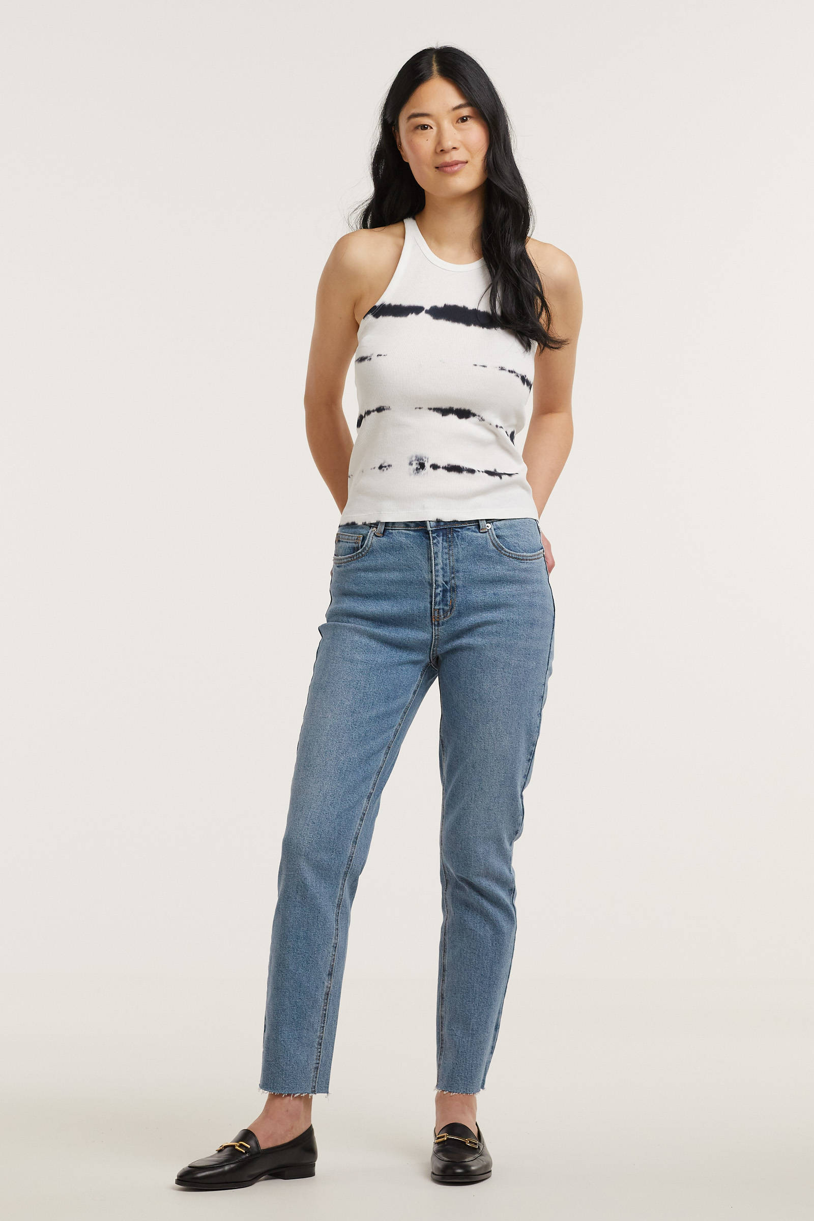 Jeans Mujer | Vmbrenda High Waisted Straight Fit Jeans Blue | Vero Moda ⋆  Mahavir Metals Ldh