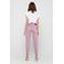 ONLY cropped high waist straight fit jeans ONLEMILY roze