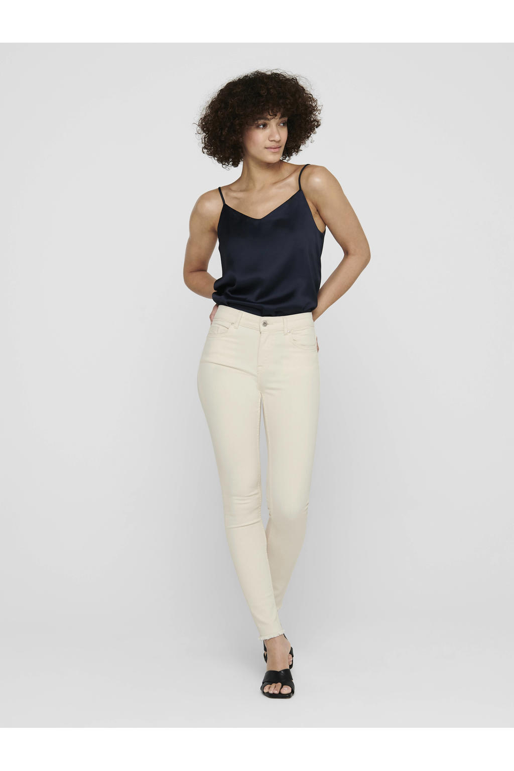 ONLY skinny jeans ONLBLUSH ecru regular