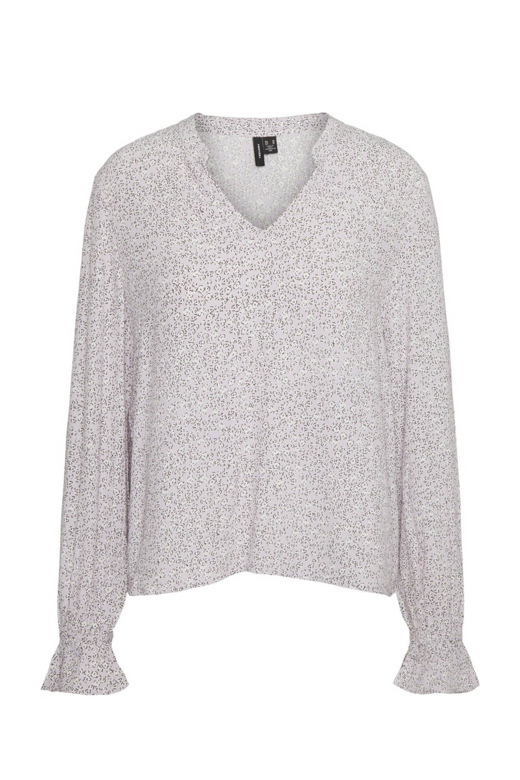 VERO MODA top VMLILLIE met all over print lila, Lila