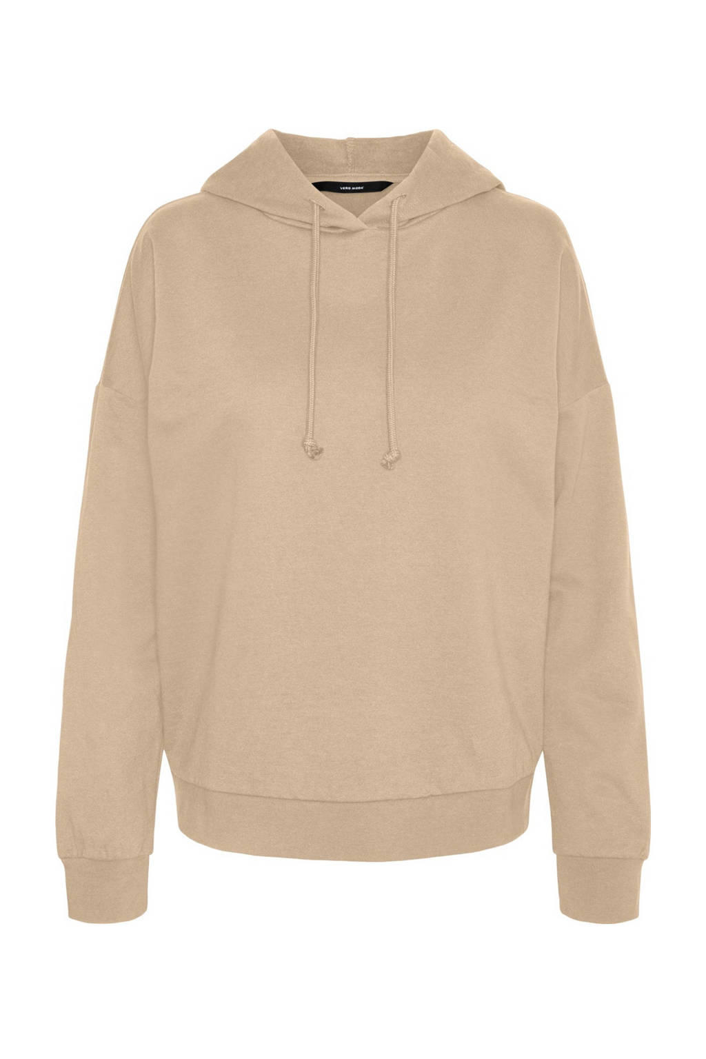 VERO MODA hoodie met biologisch katoen lichtbruin, Lichtbruin
