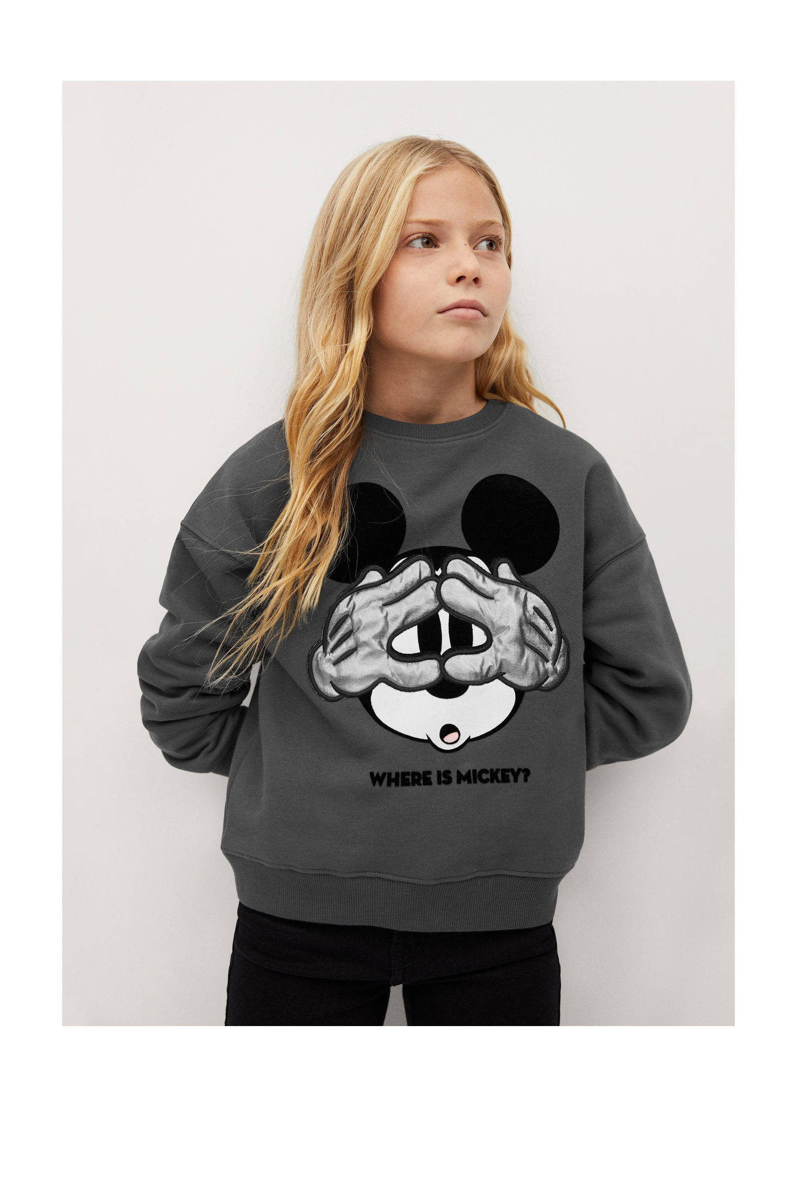 Mango mickey mouse sweatshirt best sale