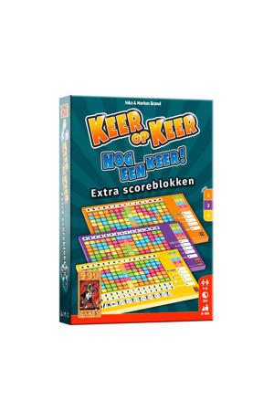 keer op keer scoreblok 3 stuks level 2, 3 en 4 uitbreidingsspel