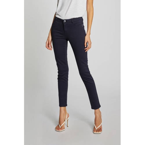 Morgan low waist skinny broek donkerblauw afbeelding