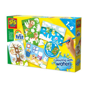 Kleuren met water - Verborgen dieren