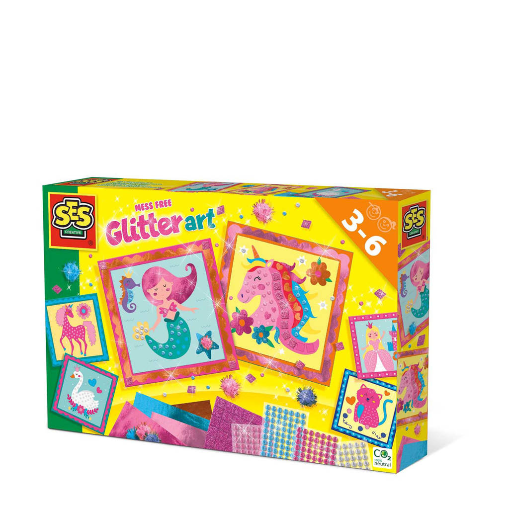 SES Knoeivrije glitter kunst