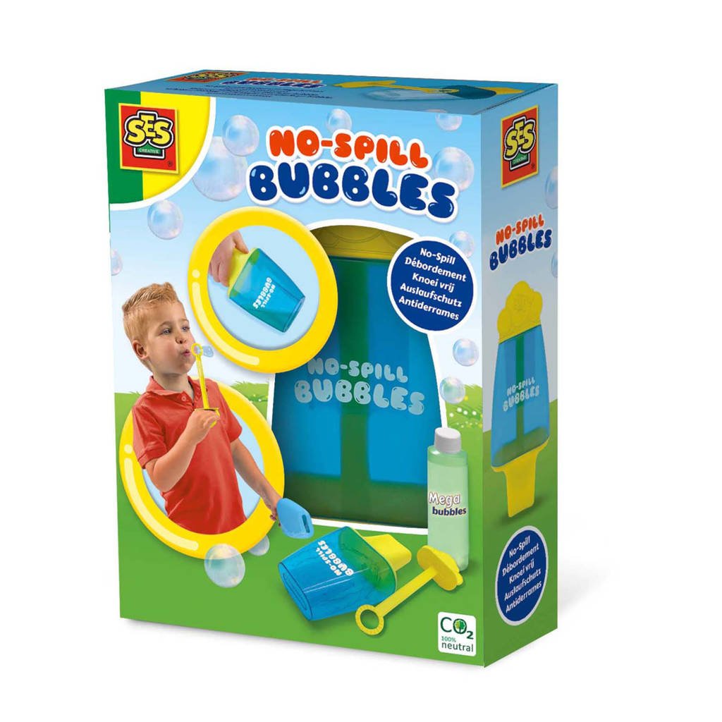 SES Outdoor Knoeivrije bellenblaas pot met Mega bubbles
