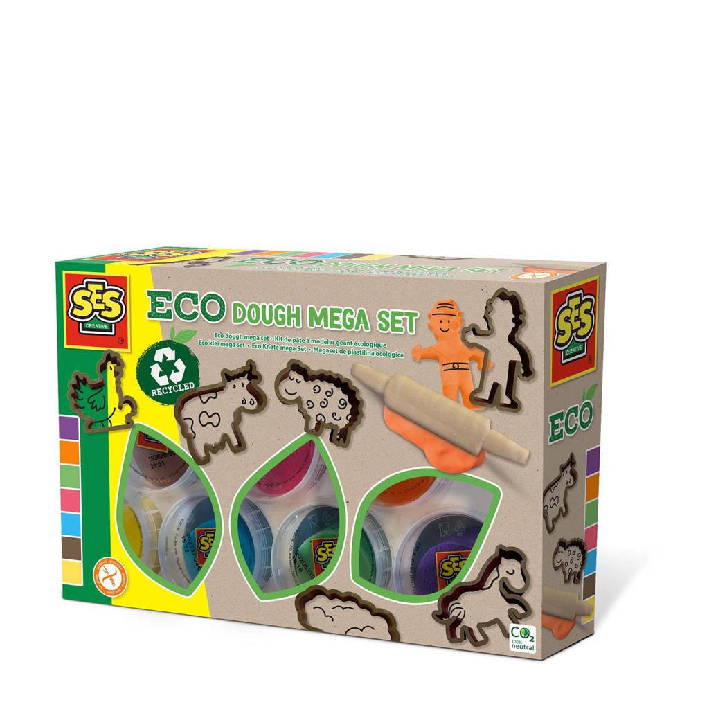 SES Eco klei mega set (7x90gr met tools)