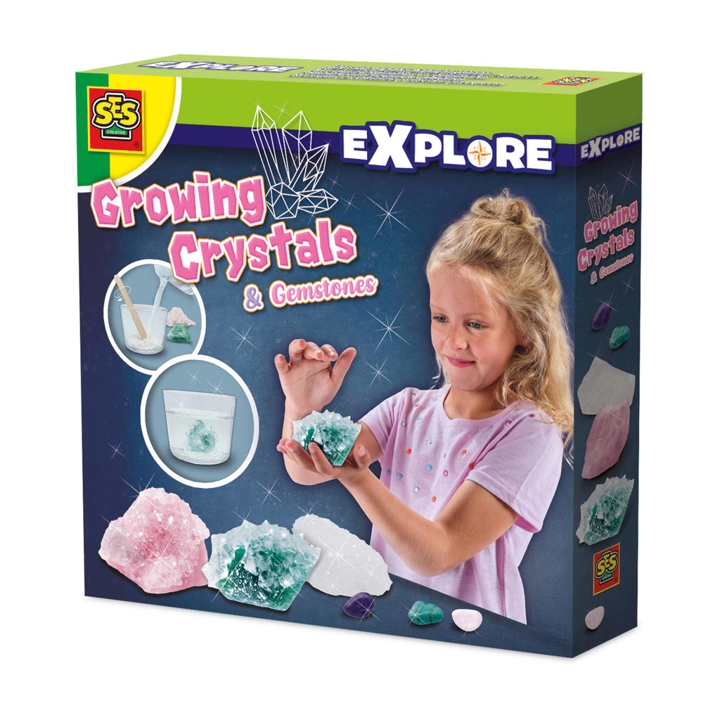 SES Explore Groeiende kristallen en edelstenen