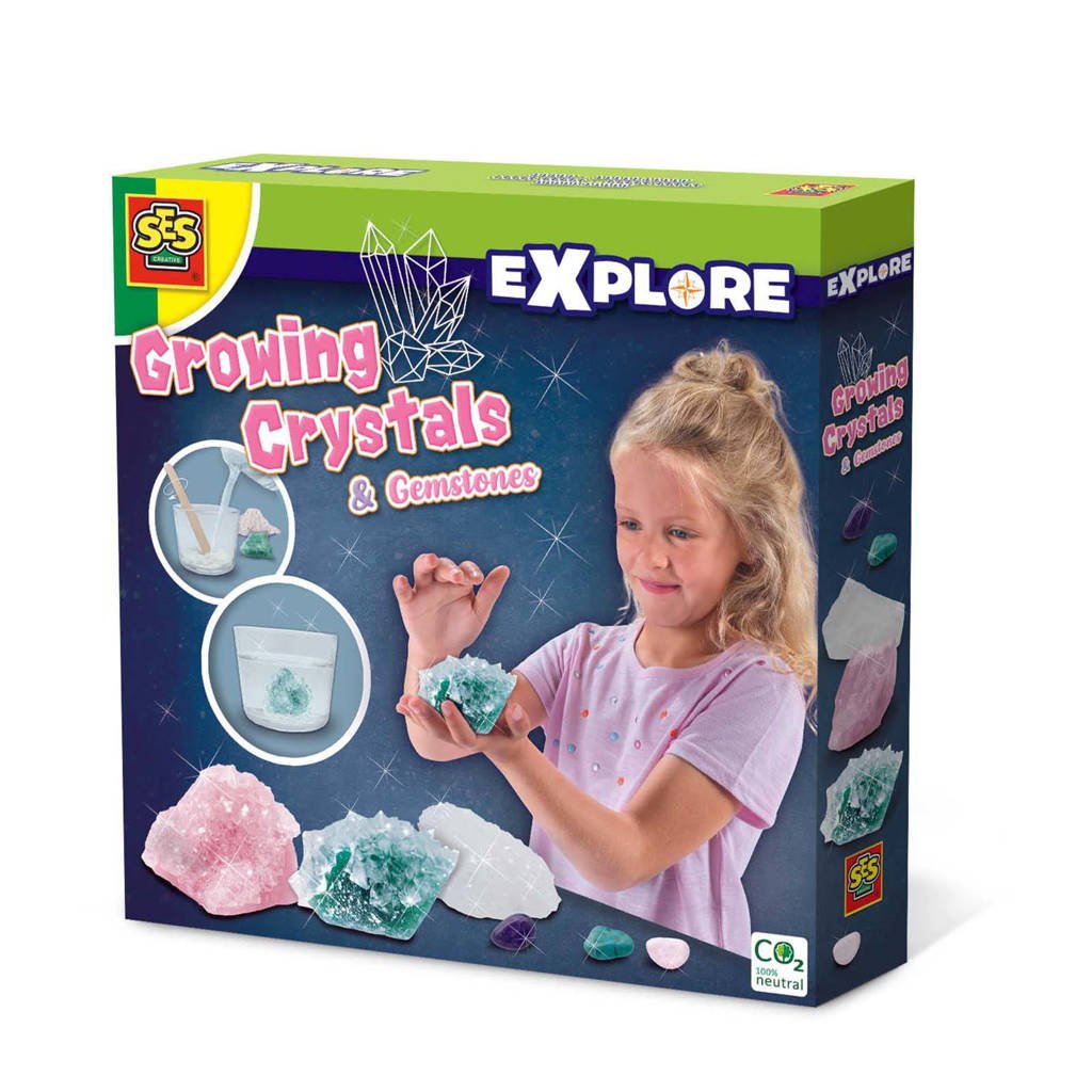 SES Explore Groeiende kristallen en edelstenen