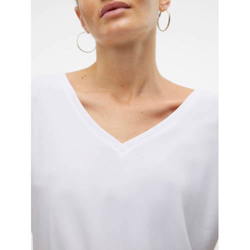 VERO MODA T-shirt VMFILLI wit afbeelding