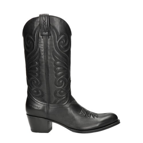 Sendra 11627 Debora leren cowboylaarzen zwart afbeelding