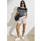 JDY regular fit short JDYGEGGO beige