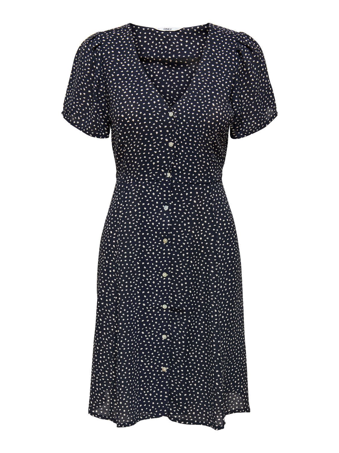 ONLY jurk ONLSONJA van gerecycled polyester donkerblauw online kopen