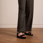 thumbnail: Manfield leren sandalen zwart