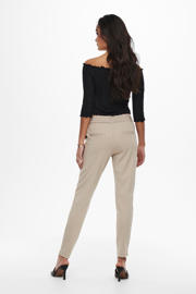 thumbnail: ONLY tapered fit broek ONLPOPTRASH beige regular