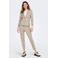 ONLY tapered fit broek ONLPOPTRASH beige regular