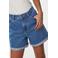 ONLY high waist mom short ONLVEGA blauw