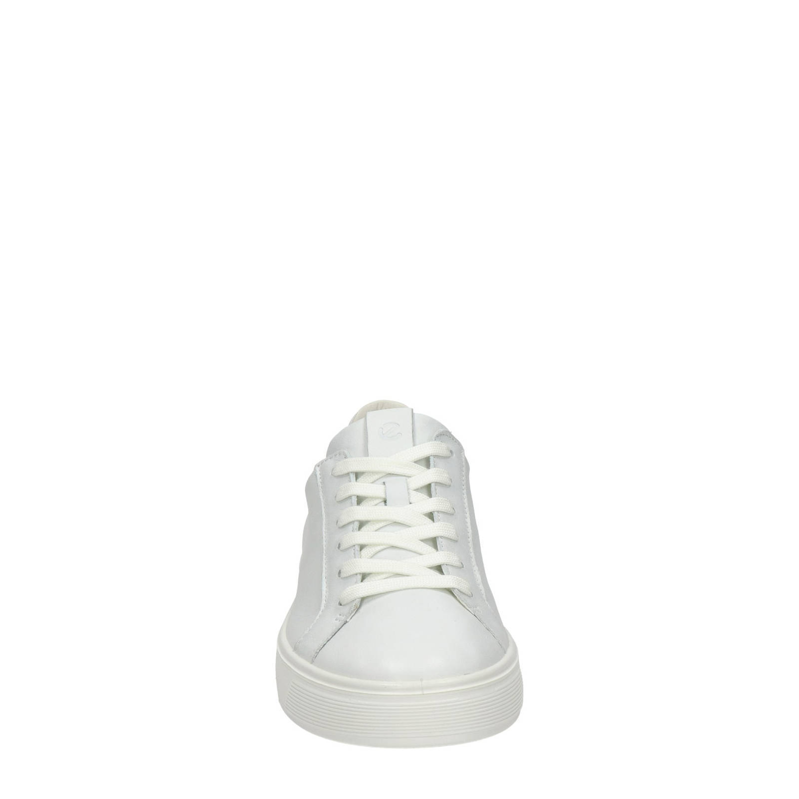 Ecco Street Tray comfort leren veterschoenen wit | wehkamp