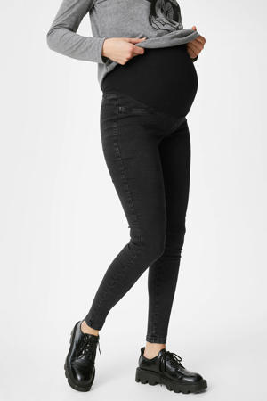 low waist skinny zwangerschapsjegging antraciet