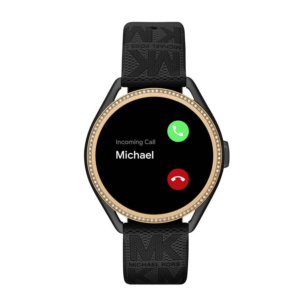 Michael Kors MKGO Gen 5E  Dames Display Smartwatch MKT5118, zwart/goudkleurig