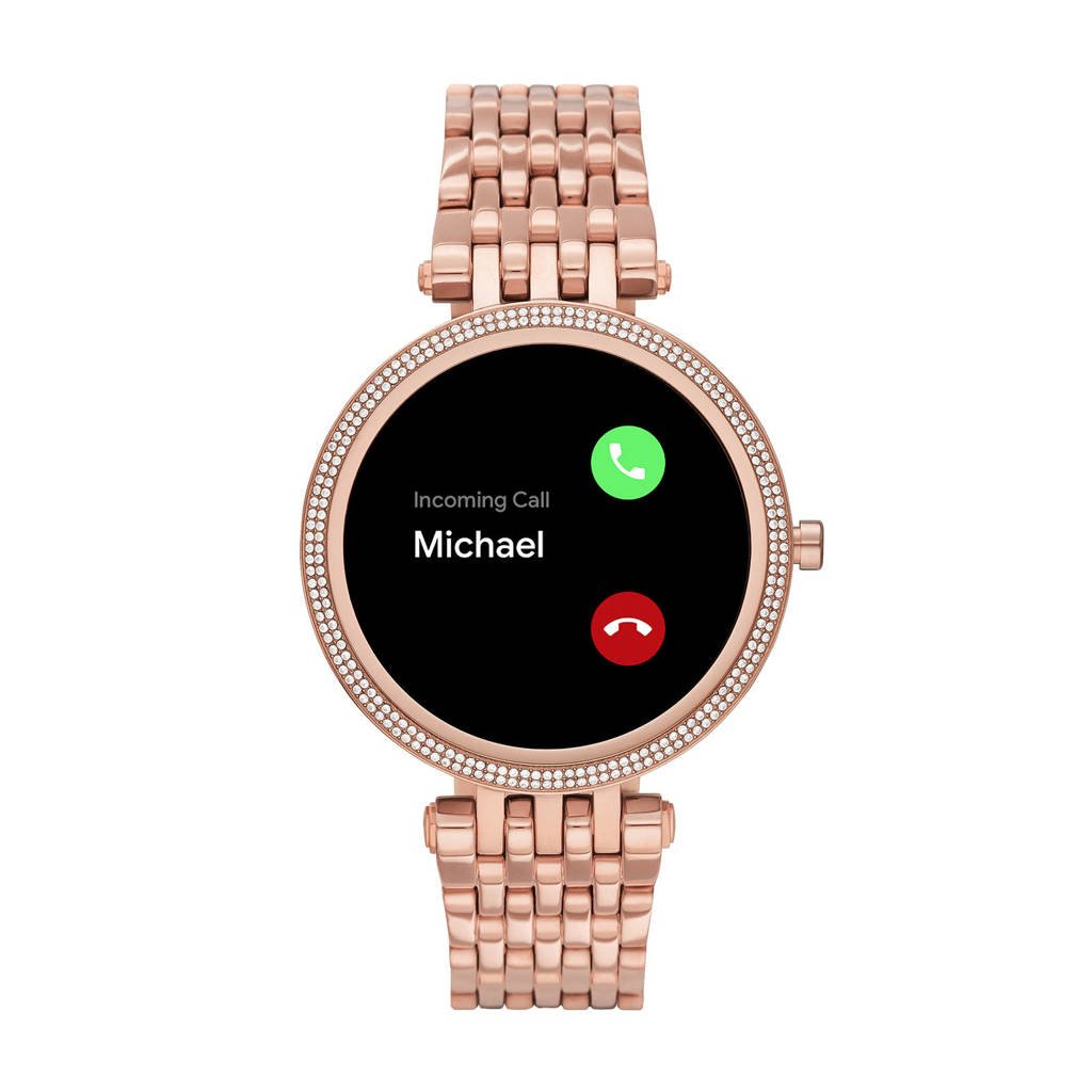 Michael Kors Darci Gen 5E Dames Display Smartwatch MKT5128, Rosé