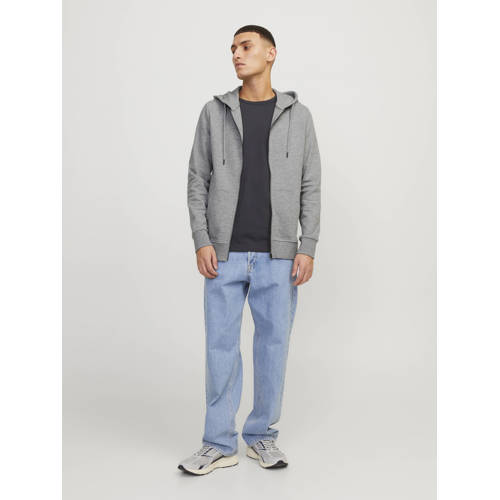 JACK & JONES ESSENTIALS sweatvest JJEBASIC grijs melange afbeelding