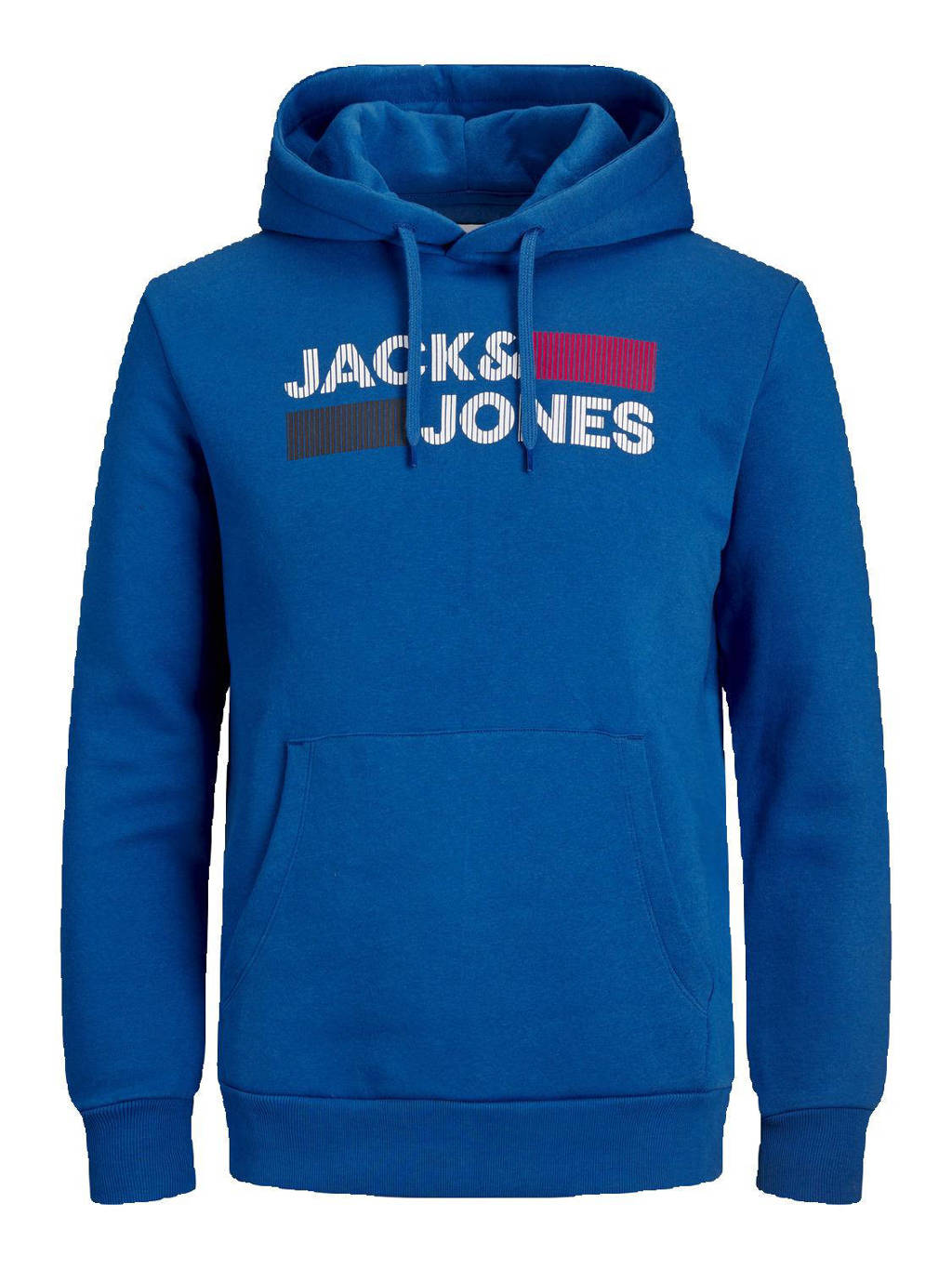 JACK & JONES ESSENTIALS hoodie JJECORP met logo classic blue