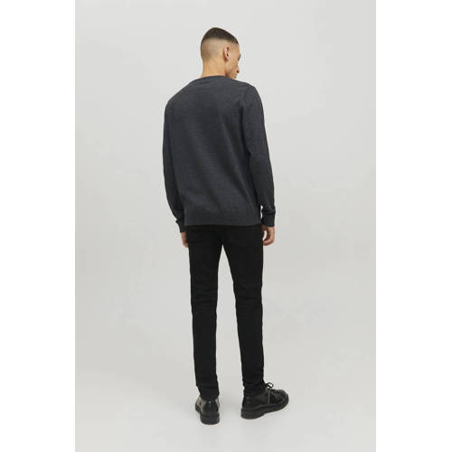 JACK & JONES ESSENTIALS gebreide trui antraciet afbeelding