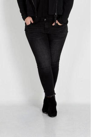 skinny jeans Fia zwart washed
