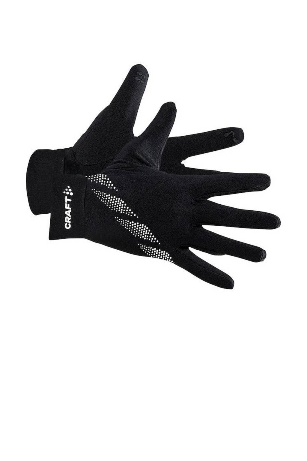 Craft sporthandschoenen zwart, Zwart