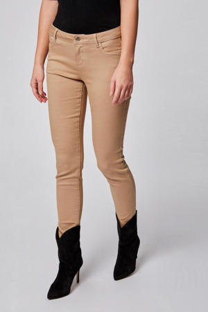 low waist skinny jeans lichtbruin