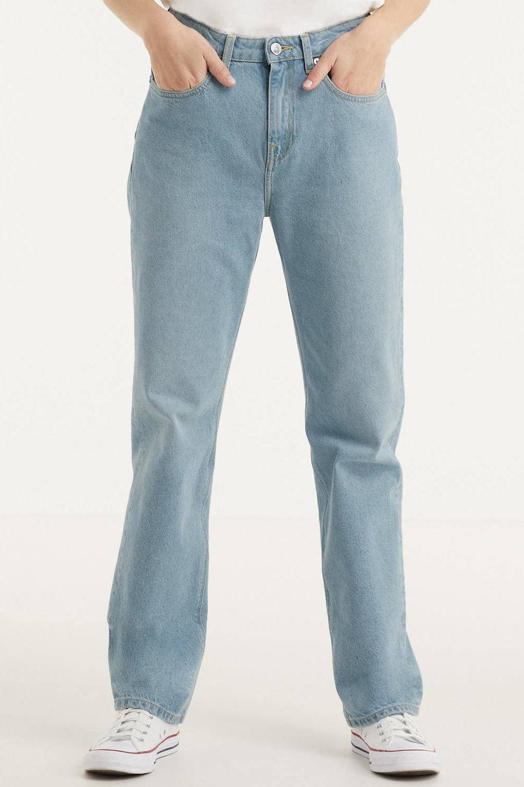 Mud Jeans high waist straight fit jeans Relax Rose light denim, Light denim