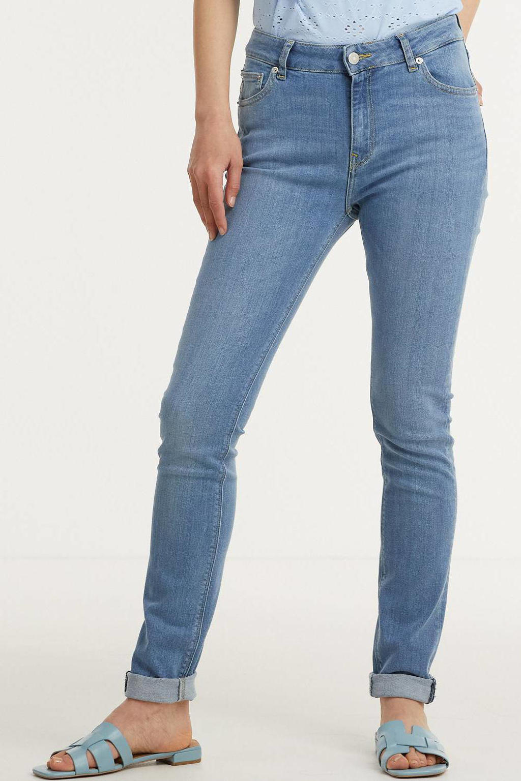 Mud Jeans high waist skinny jeans Skinny Hazen fan stone